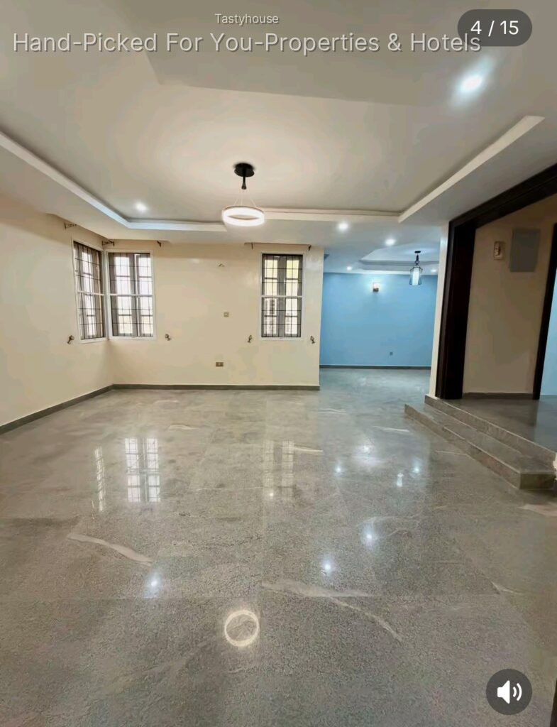 newly built 4 bedrooms semidetached duplex with one bedroom guest chalet