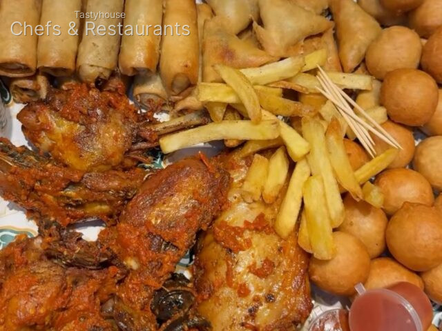 Small chops platter