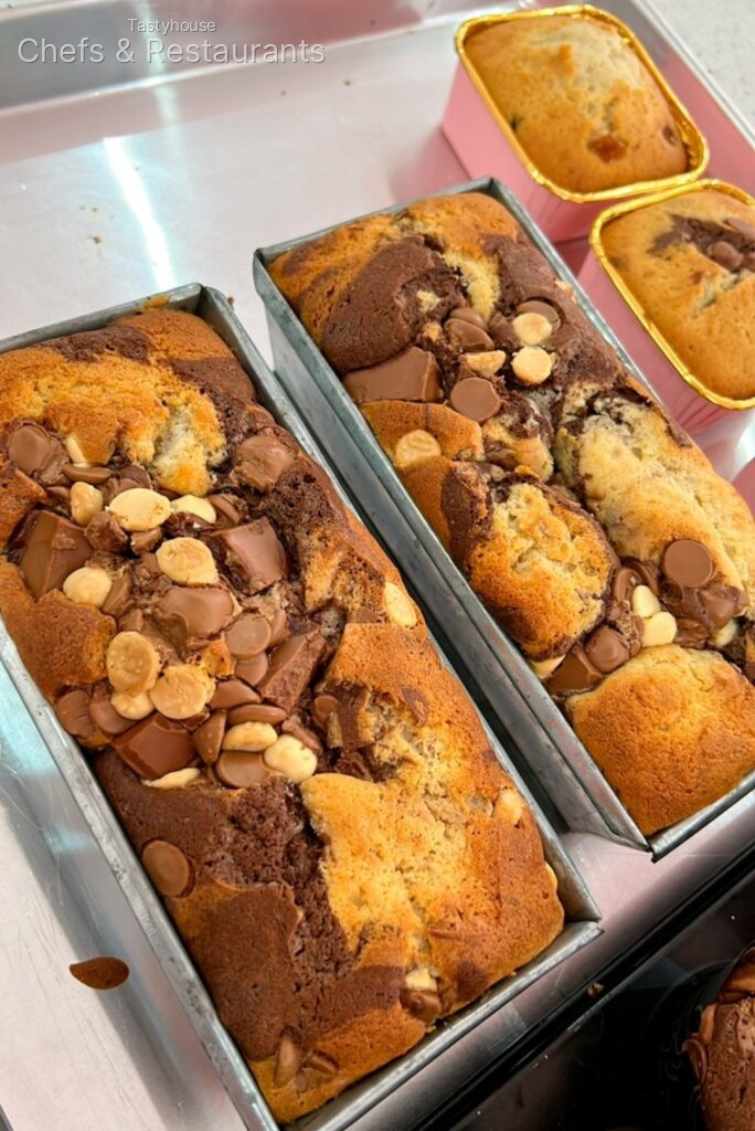Marble Loaf With Choc Chunks