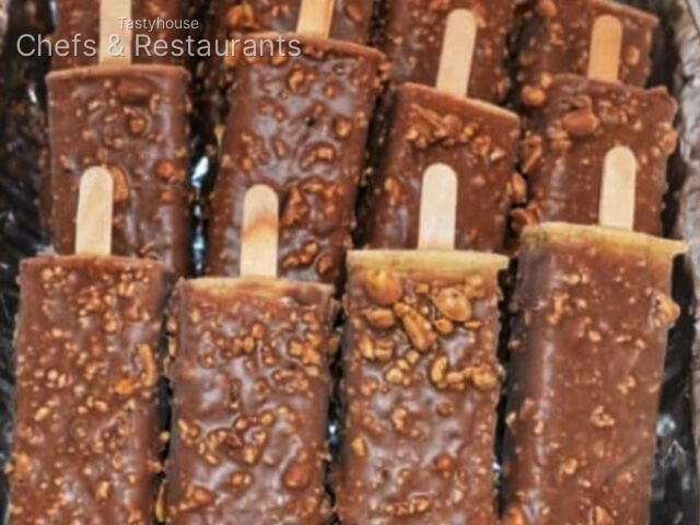 Peanut butter and banana dipped in Chocolate