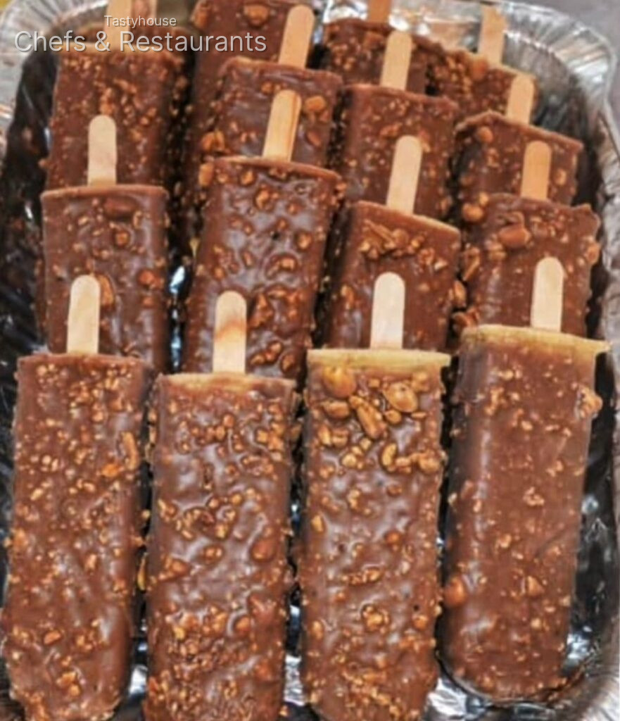 Peanut butter and banana dipped in Chocolate