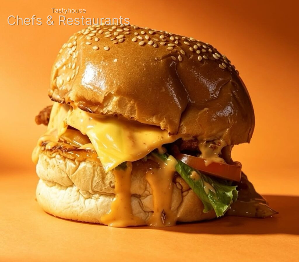 burger + fries & ketchup