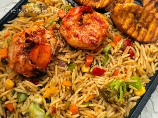 Fried Rice with Prawns