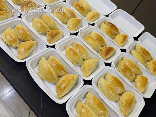 Juicy flaky meat pies