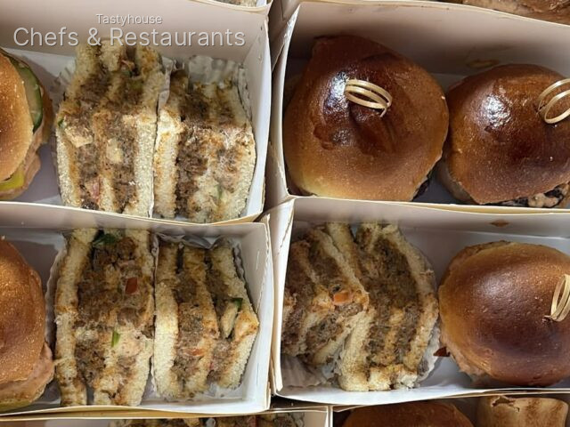 Burger and sandwich combo box