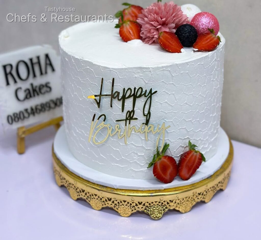 8 inch Whipped frosting
