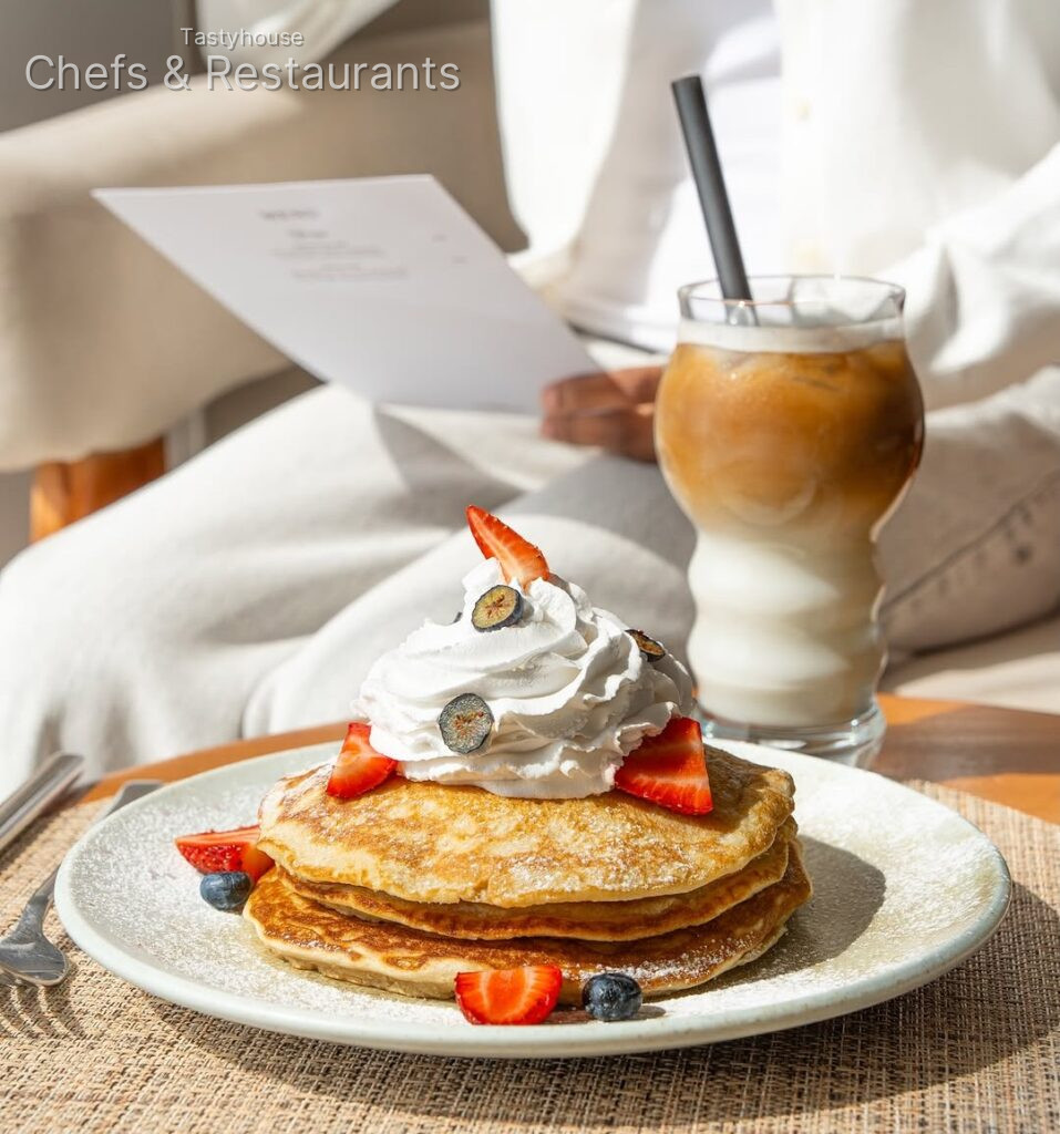 Coffee and pancakes