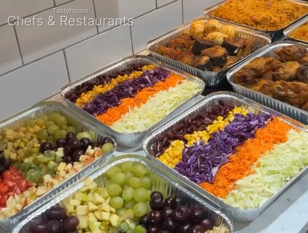 Delicious meal spread