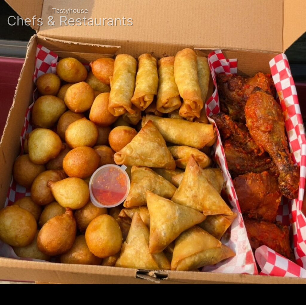 Small chops platter