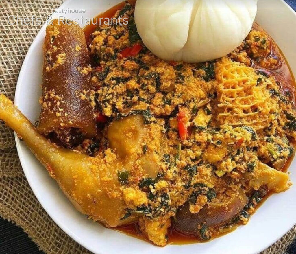 Égusi and Swallow with Proteins