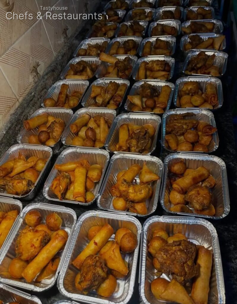 Small chops platter