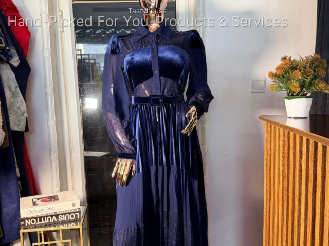 Navy Blue Royalty Velvet