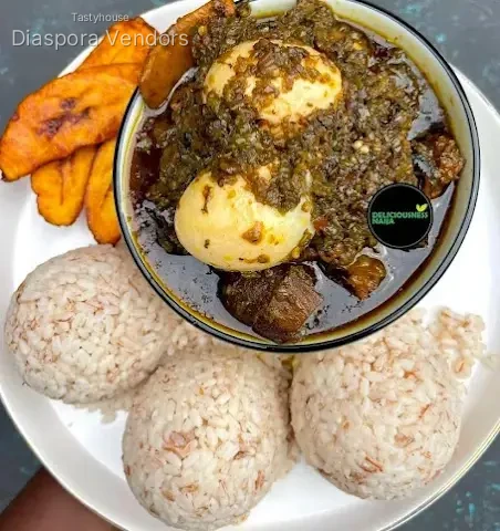 Ofada Rice & Ayamase
