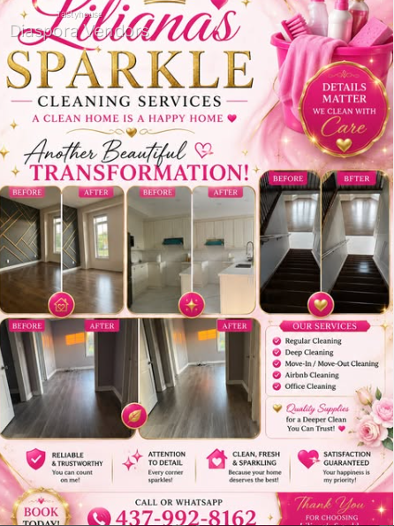 Liliana’s Sparkle Cleaning Services – Professional Cleaning
