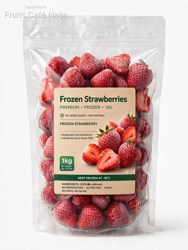 🍓 Freshly Frozen Strawberries Fruits Nationwide Delivery