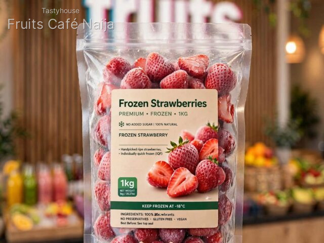 🍓 Freshly Frozen Strawberries Fruits Nationwide Delivery