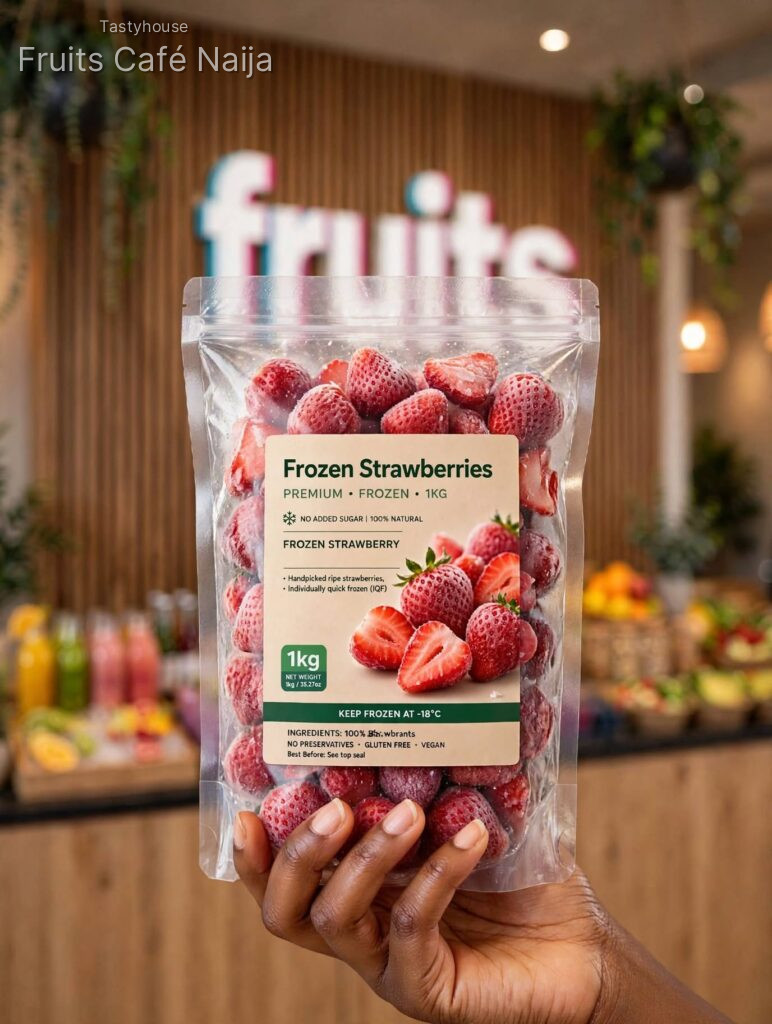 🍓 Freshly Frozen Strawberries Fruits Nationwide Delivery
