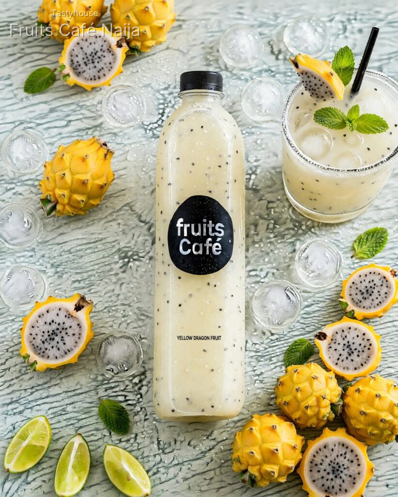 💛 Fresh Yellow Dragon Fruits Juice in Lagos