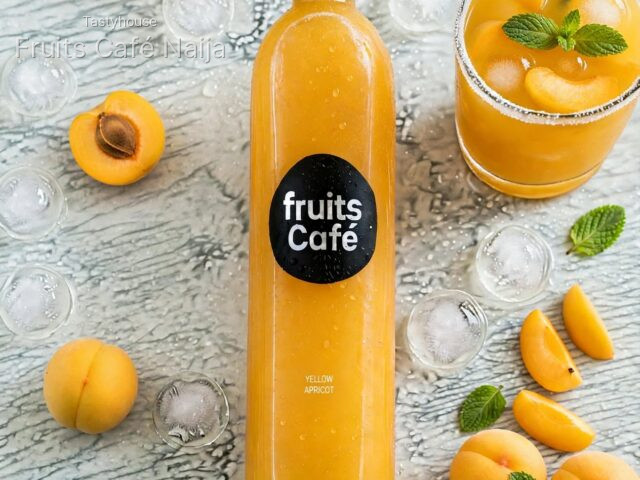 🍑 Fresh Yellow Apricot Fruit Juice in Lagos