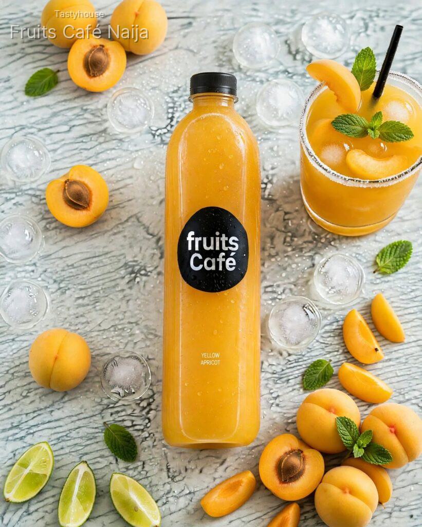 🍑 Fresh Yellow Apricot Fruit Juice in Lagos