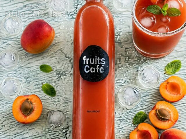 🍑 Fresh Red Apricot Fruits Juice in Lagos