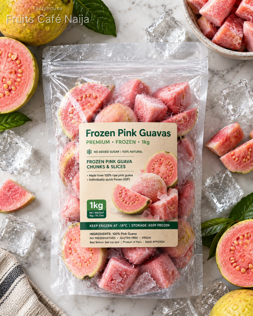 🍑 Frozen Pink Guava Fruit Nationwide Delivery