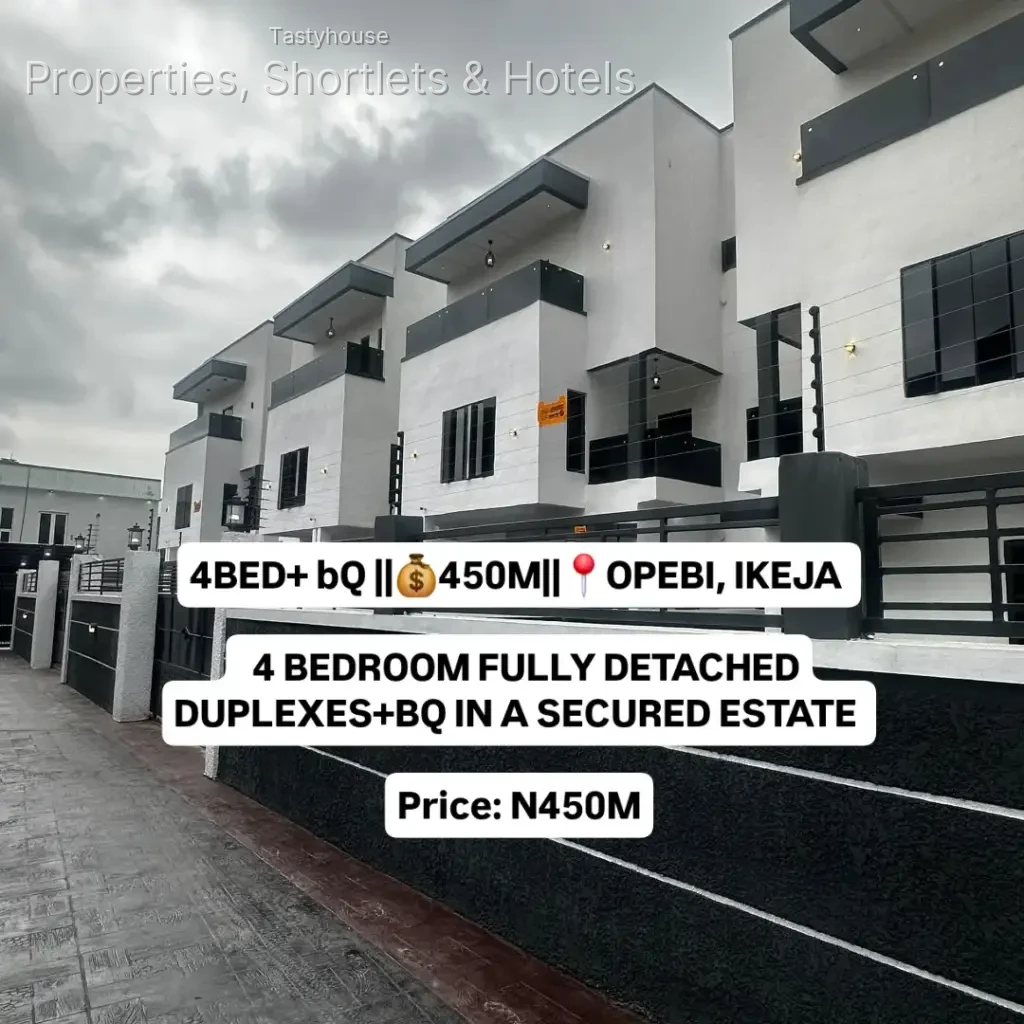 4 – BEDROOM FULLY DETACHED DUPLEXES+BQ