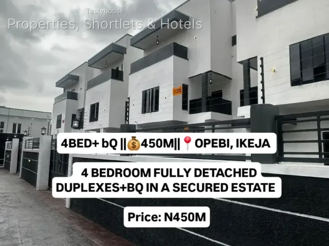 4 – BEDROOM FULLY DETACHED DUPLEXES+BQ