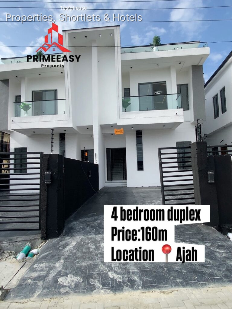 4 BEDROOM SEMI DETACHED DUPLEX