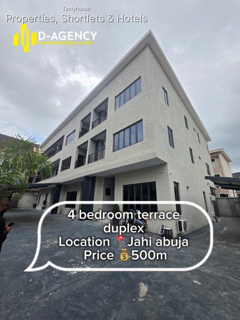 4 Bedroom Terrace Duplex With Bq