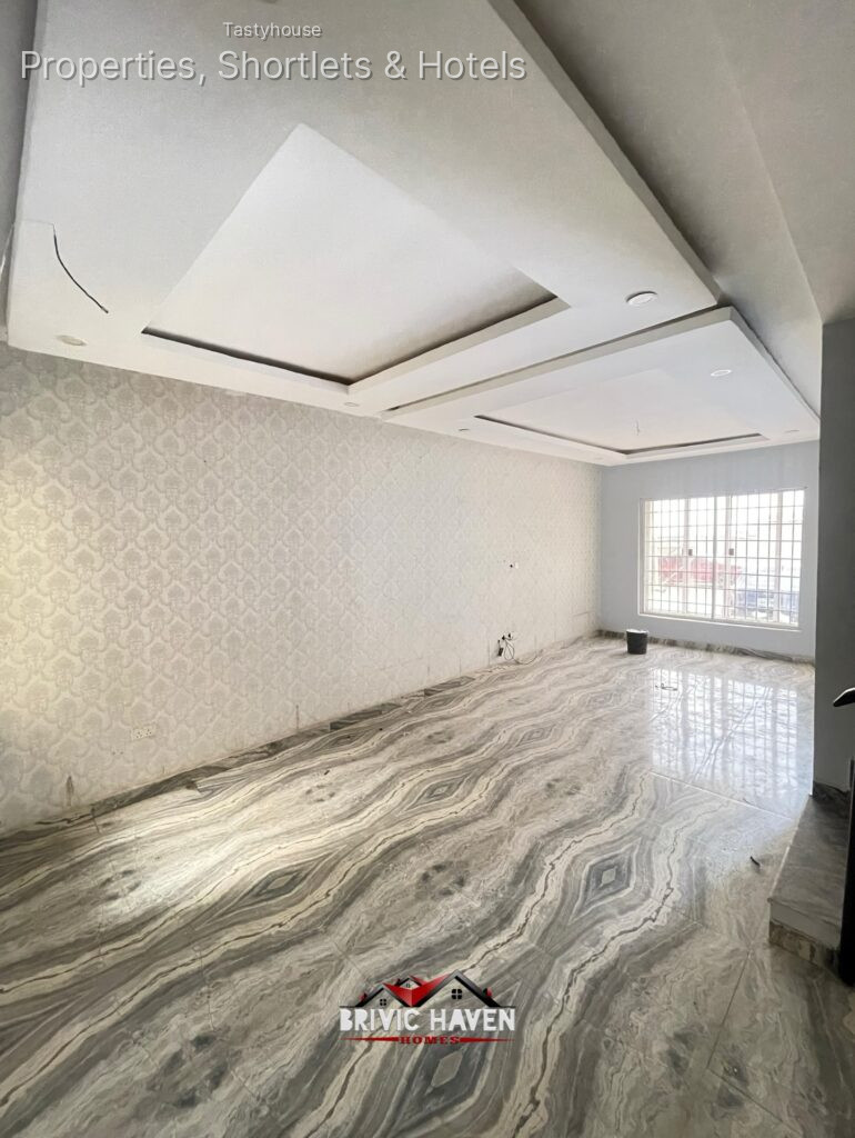 2 units of 4 bedroom terrace duplex with 2 living rooms and a bq
