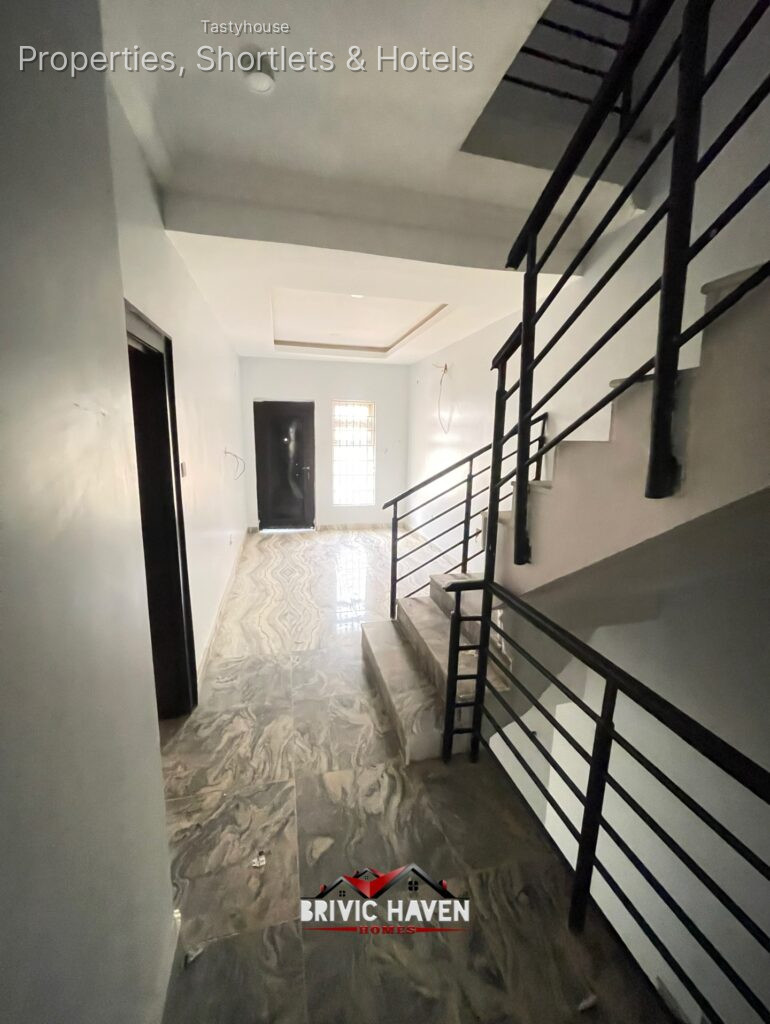 2 units of 4 bedroom terrace duplex with 2 living rooms and a bq