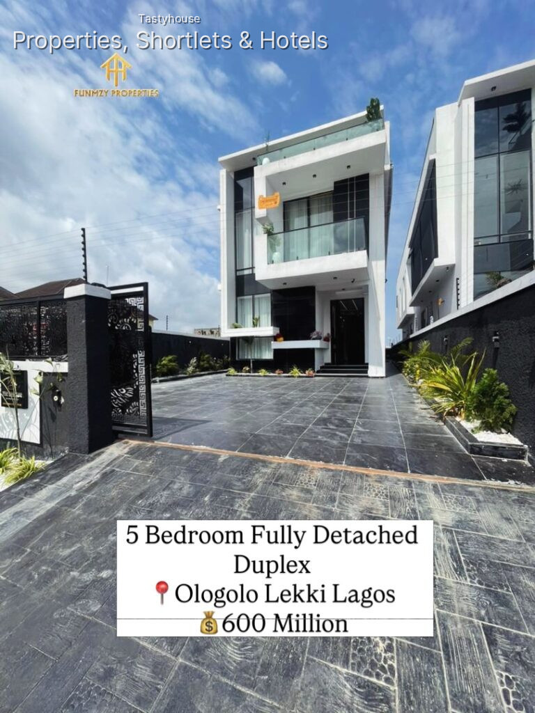 5 – BEDROOM FULLY DETACHED DUPLEX