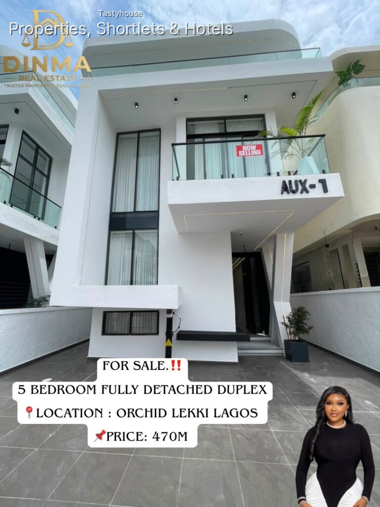 5 – BEDROOM FULLY DETACHED DUPLEX