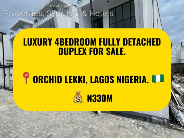 LUXURY 4BEDROOM FULLY DETACHEDDUPLEX