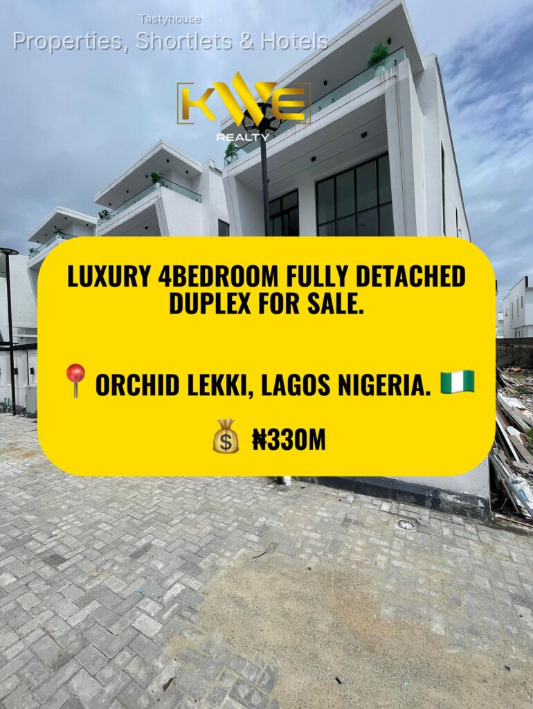 LUXURY 4BEDROOM FULLY DETACHEDDUPLEX