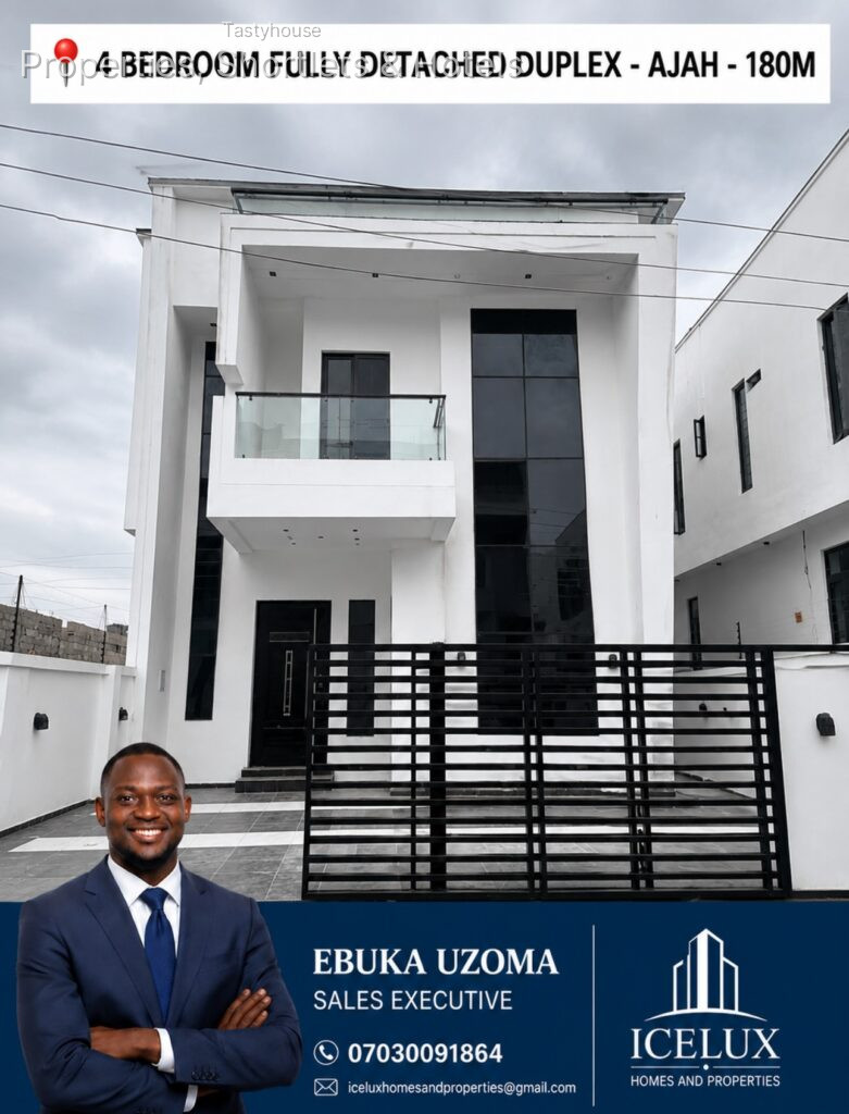 4-BEDROOM FULLY DETACHED DUPLEX