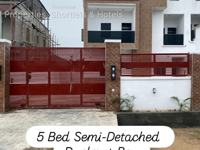 5 Bedroom Semi Detached Duplex1 Room BQ