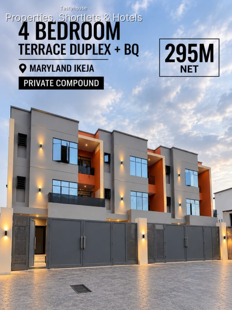 4 BEDROOM TERRACE DUPLEX + BQ
