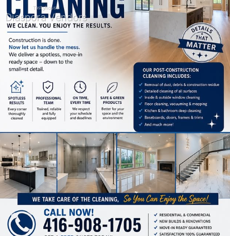 Post-Construction Cleaning Services
