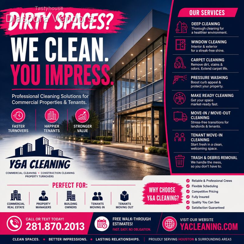 Y&A Cleaning – Professional Cleaning Services