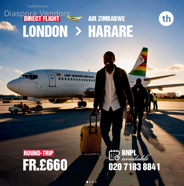 London to Harare Flights