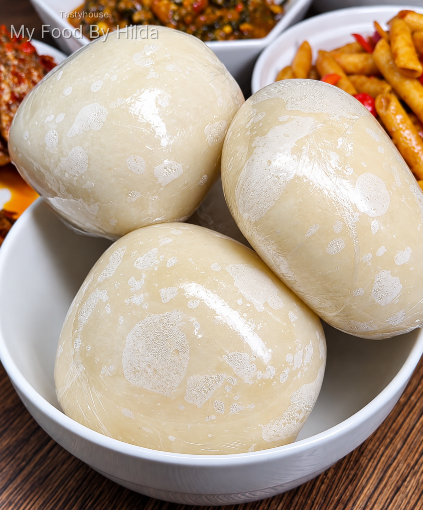 Okra Soup & Pounded Yam