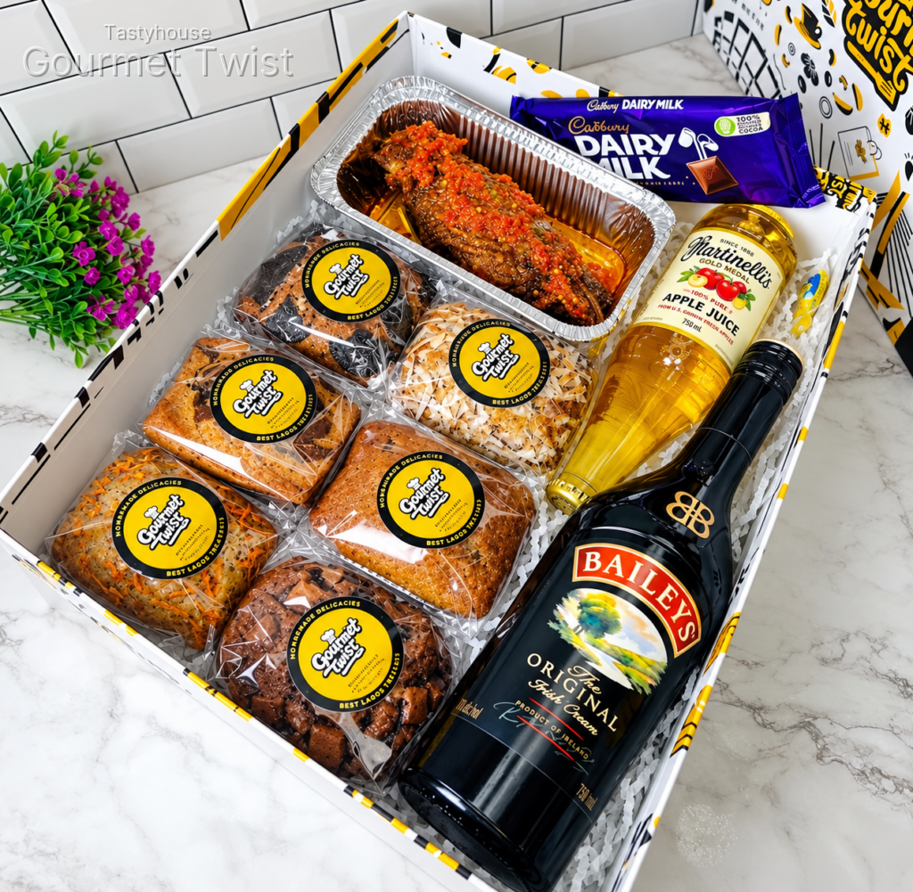 Koko’s gift box with Baileys