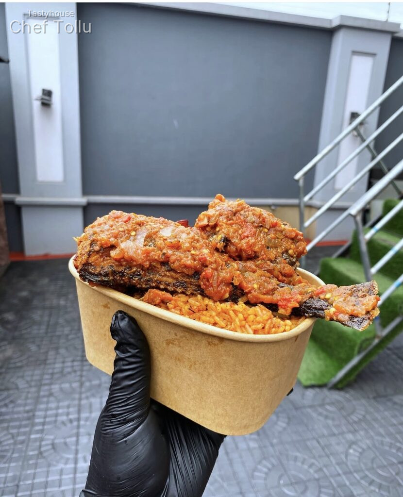 Big Packs Smokey jollof with ANY 2 proteins of your choice