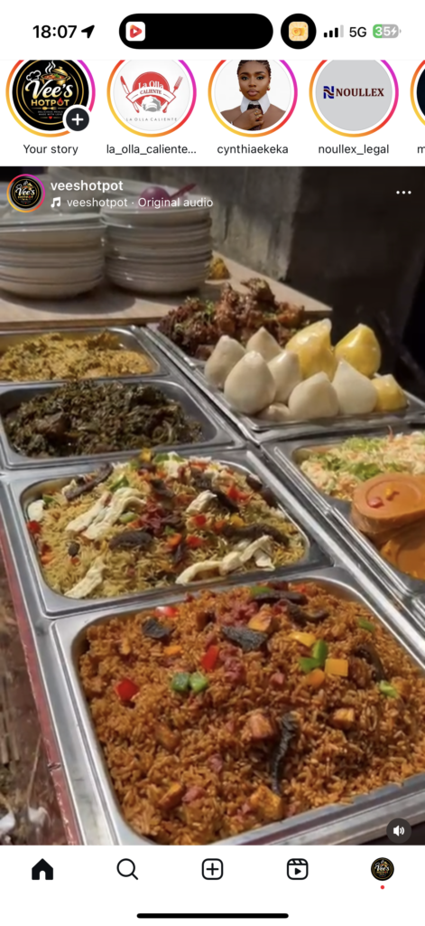 Vee’s Hotpot – Nigerian Meals & Catering