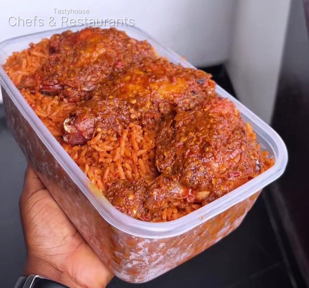 Firewood Jollof + 3 proteins