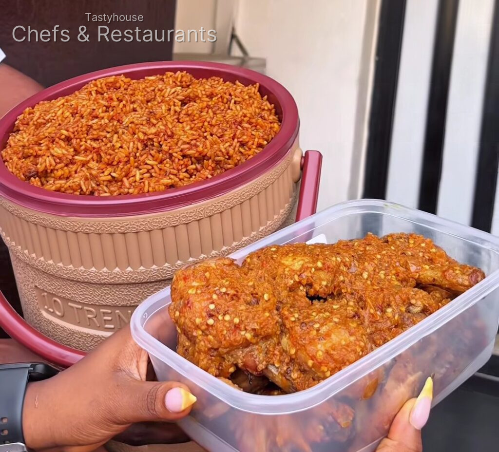 Firewood Jollof + 3 proteins