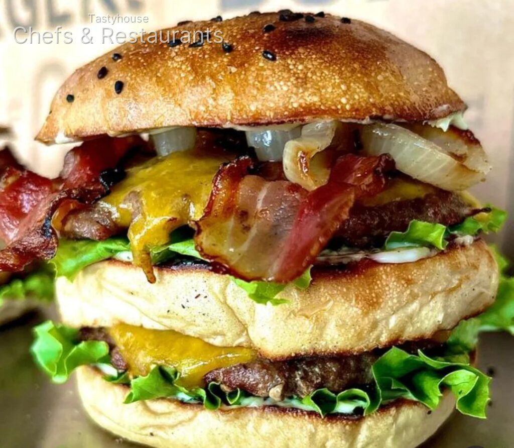 The American All Star Double Cheeseburger
