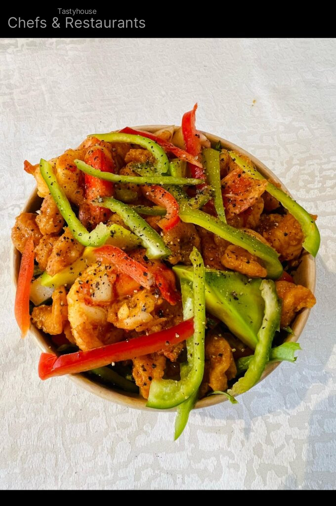 Prawn avocado salad